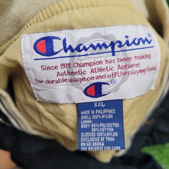 VTG 90s Champion Jaguars Varsity Windbreaker Jacket Mens 3XL (Tag XXL) Oversized - Picture 7 of 7